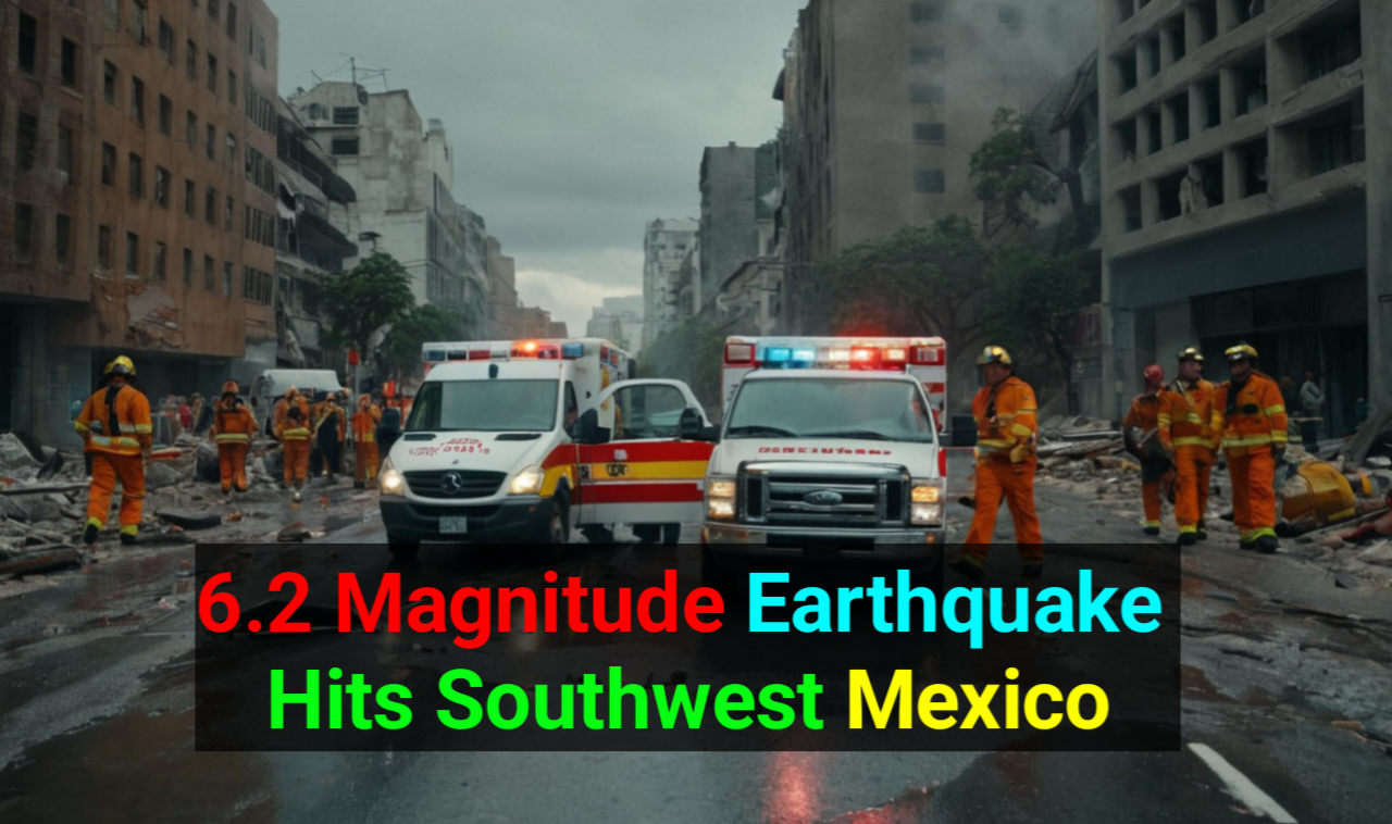 6.2 Magnitude Earthquake Hits Southwest Mexico